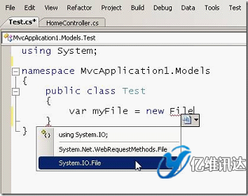 億維訊達(dá),自動添加命名空間2